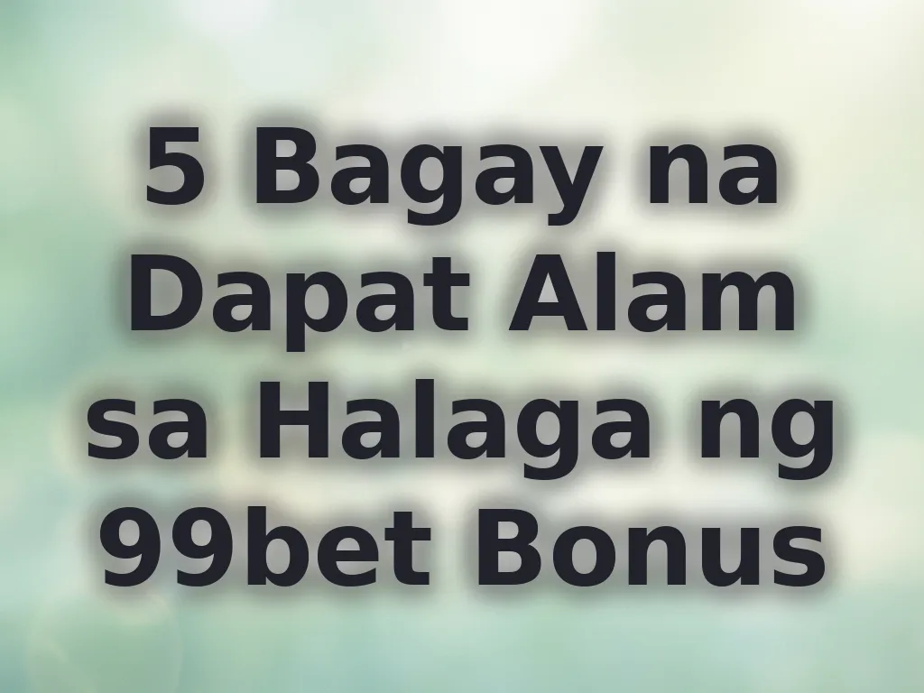Kwentahin ang halaga ng bonus