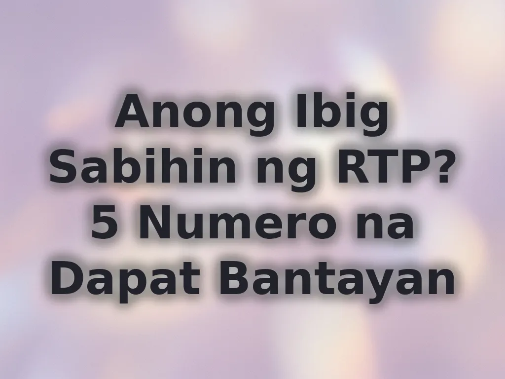 RTP reading guide